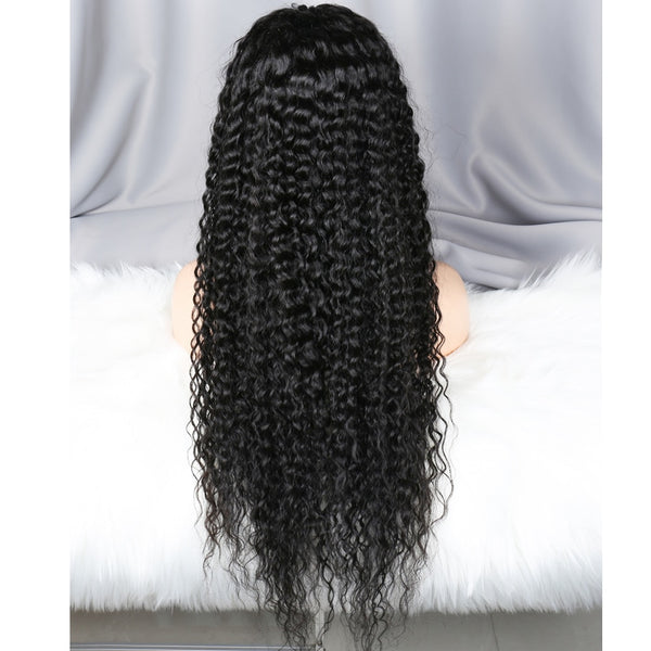 Swiss Lace Brazilian Water Wave Lace Front Wig - Exotic Hair Shop