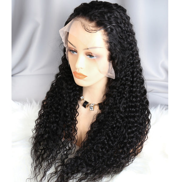 Swiss Lace Brazilian Water Wave Lace Front Wig - Exotic Hair Shop