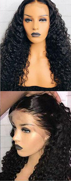 Swiss Lace Brazilian Water Wave Lace Front Wig - Exotic Hair Shop