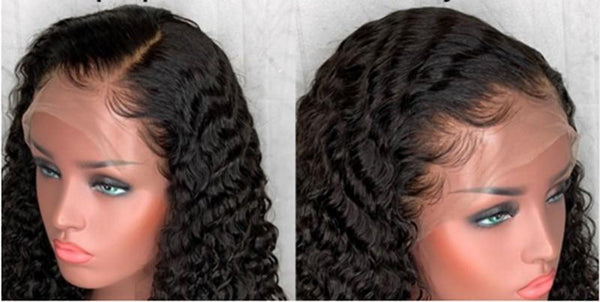 Swiss Lace Brazilian Water Wave Lace Front Wig - Exotic Hair Shop