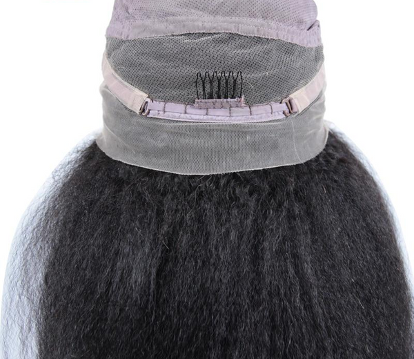 Swiss Lace Brazilian Kinky Straight Lace Front Wig - Exotic Hair Shop
