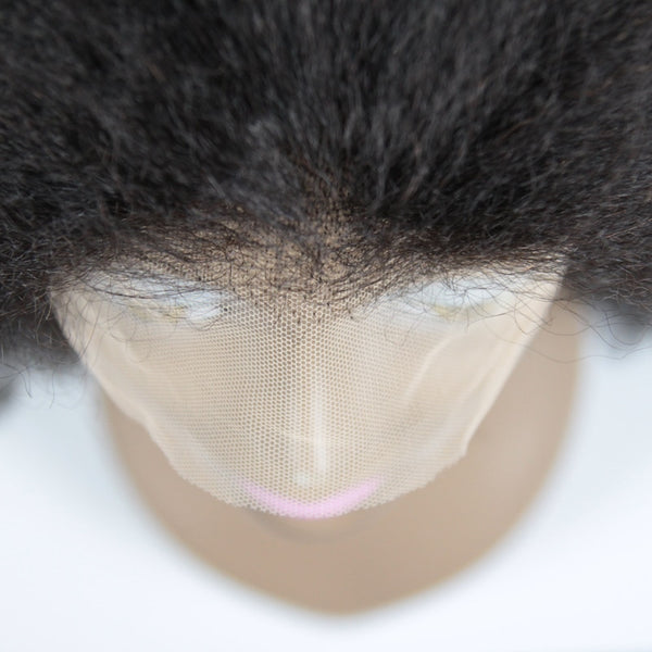Swiss Lace Brazilian Kinky Straight Lace Front Wig - Exotic Hair Shop