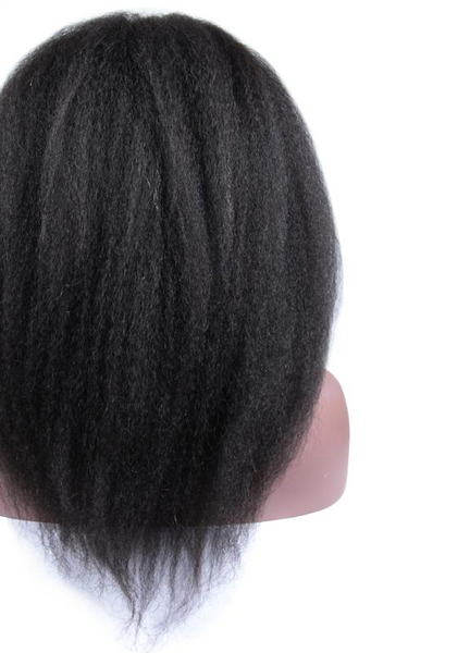 Swiss Lace Brazilian Kinky Straight Lace Front Wig - Exotic Hair Shop