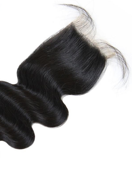 Swiss Lace Closure Brazilian Body Wave 4x4 Closure - Exotic Hair Shop